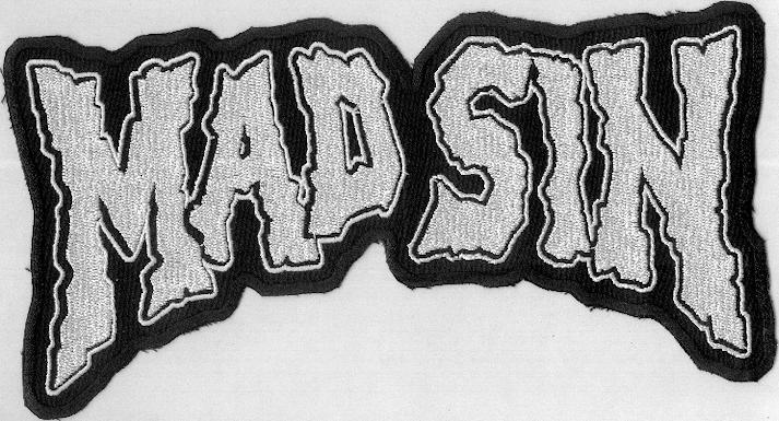 Mad Sin back patch White :