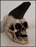 Psychobilly  ceramic skull :